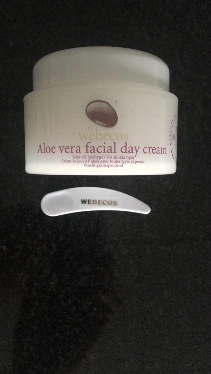 Webecos Aloë Vera Facial Day Cream - Dagcrème - Alle huidtypen - Huid - Hydrateren - Kalmeren - Uitgedroogde of geprikkelde huid - Basiscrème - Aloë Vera - Cadeau - 100% Vegan