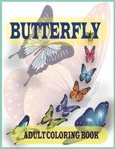 Butterfly adult coloring book