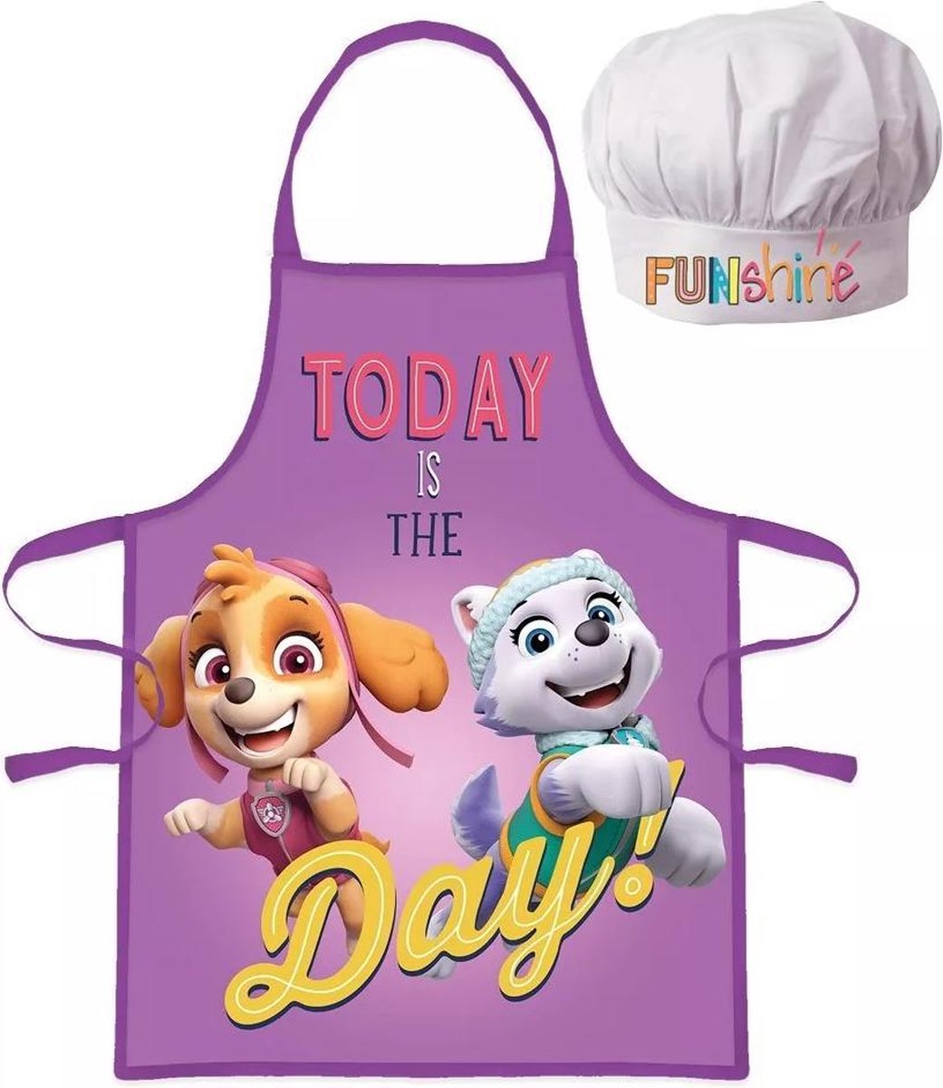Paw Patrol kookschort + koksmuts - Kinderen - Cadeau - Verjaardag
