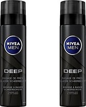 Nivea Men Deep Scheerschuim Voordeelbox - 2 x 200 ml
