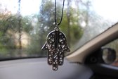 Wellness-House | Hamsa Autohanger | Veterketting Hamsa | Autohanger | Hamsa | Autoversiering | Bescherming | Zen