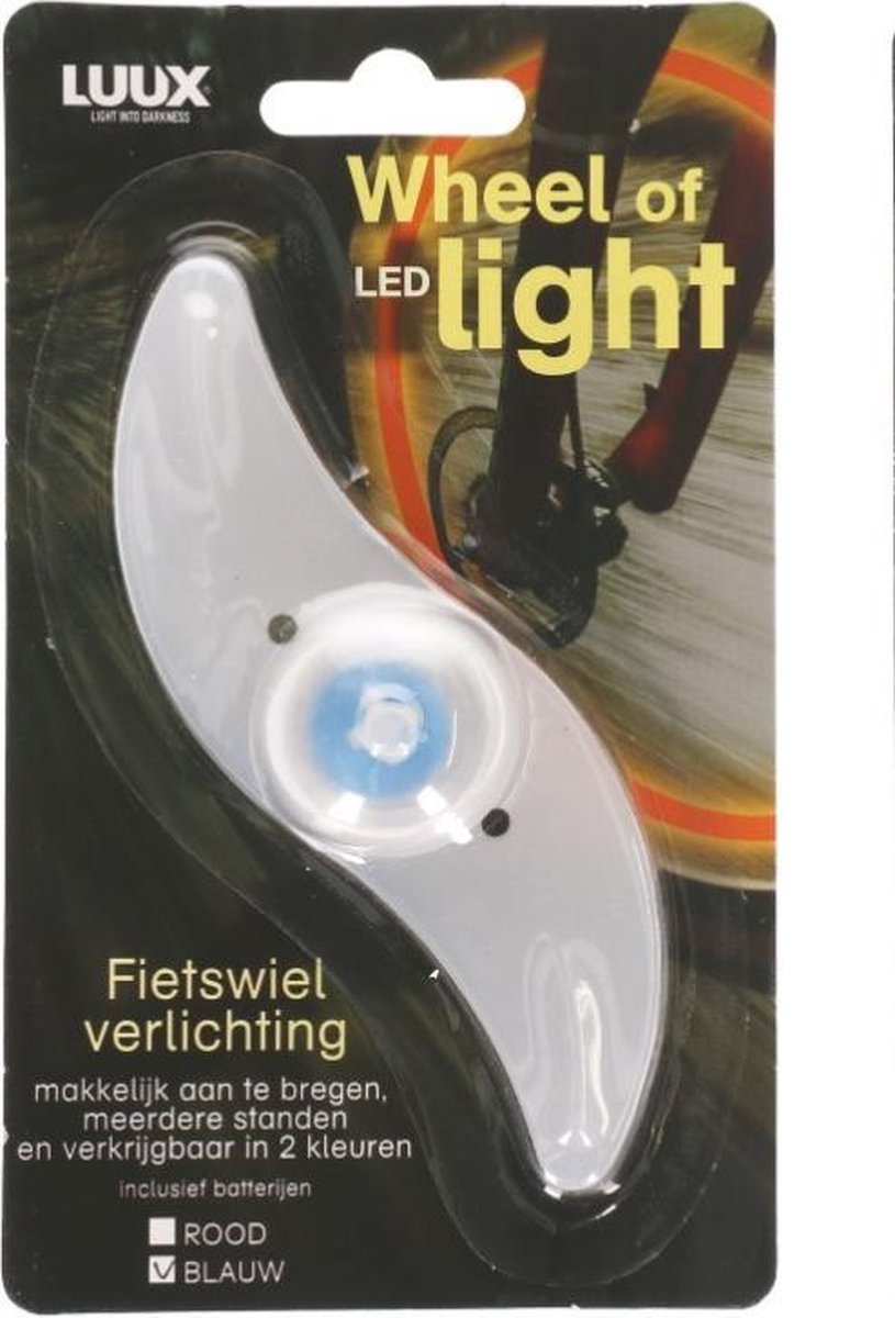 Fietsverlichting in je wiel - Blauw - Wheel of led light