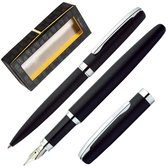 ONLINE Schreibgeräte ONL34370 Vulpen/Balpen set Eleganza zwart