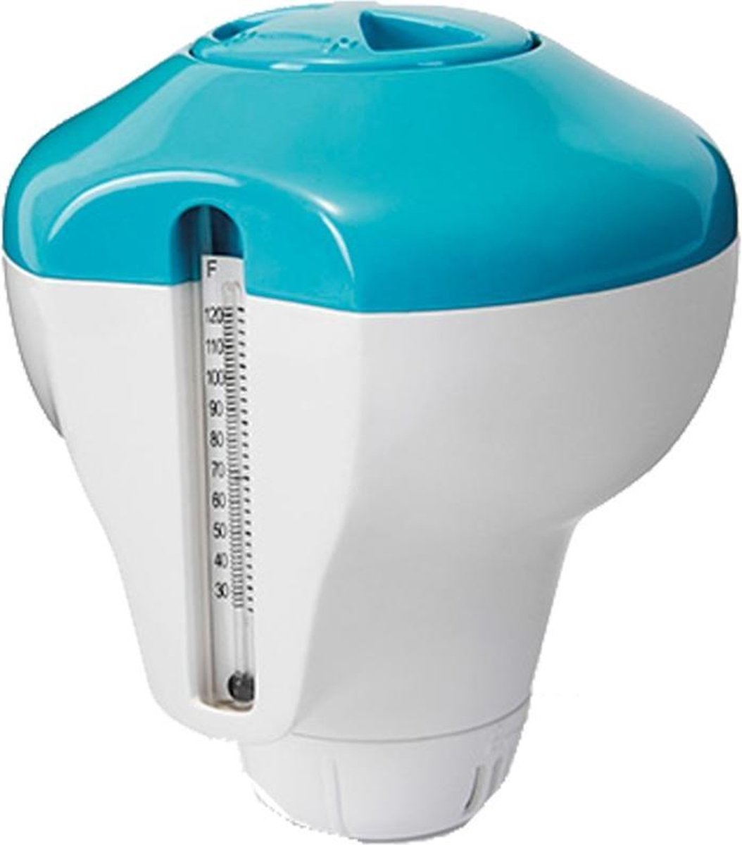 Intex - 2-In-1 - Chloordrijver en Thermometer
