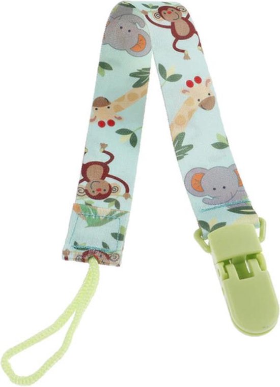 Speenclip Speenhouder Speenketting Speenkoord Kraamcadeau Dieren Aapjes Olifanten Jungle Blauw Groen Meisjes Jongens Schattig Baby - Goedkoop - Gratis verzending