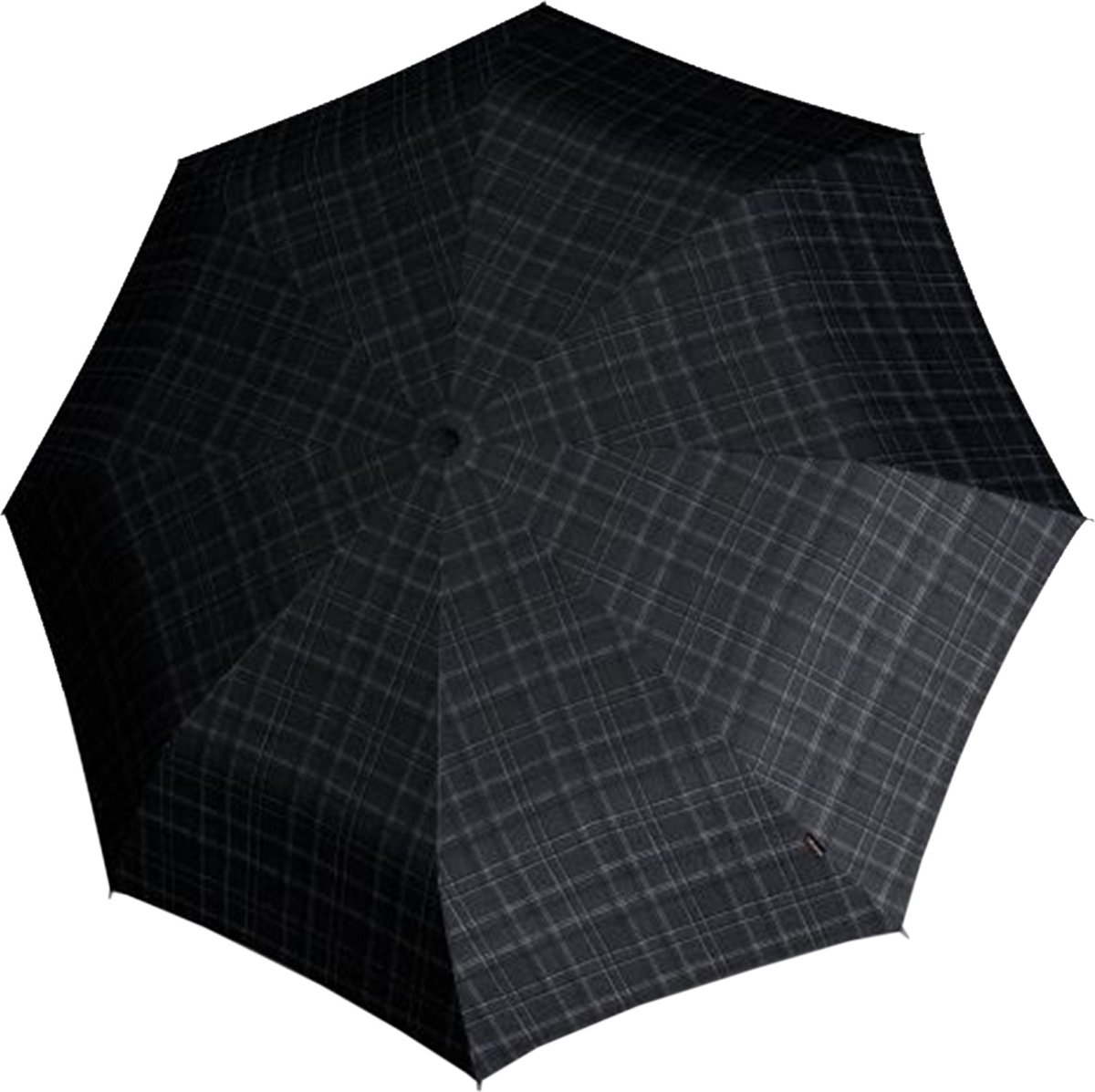 Knirps T-200 Medium Duomatic Paraplu checks black