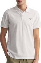 Gant Summer Pique Rugger Polo  Poloshirt - Mannen - wit