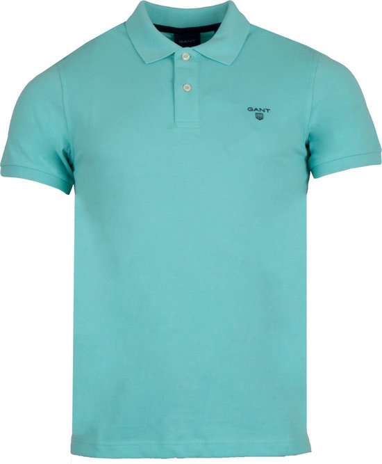 Poloshirt Aqua Sky Gant M
