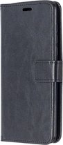 Motorola Moto G8 Hoesje - Mobigear - Wallet Serie - Kunstlederen Bookcase - Zwart - Hoesje Geschikt Voor Motorola Moto G8