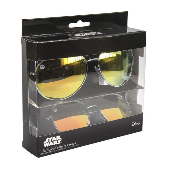 Star Wars zonnebrillen, 2 stuks in cadeaudoos - 1 kinder 1 volwassen bril
