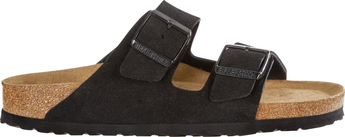 Birkenstock Arizona SFB VL Narrow Dames Slippers Zwart