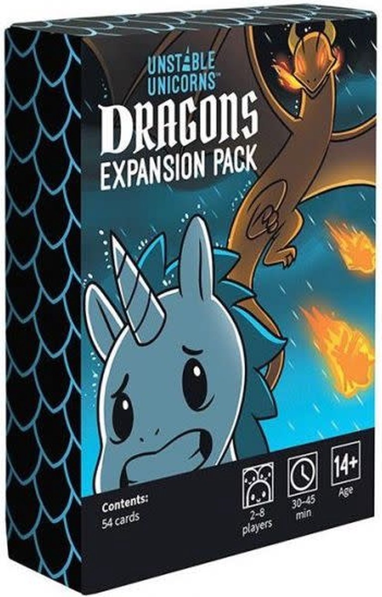 Unstable Unicorns Dragons Expansion - Engelstalig Kaartspel