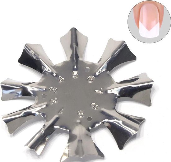 het kan Manhattan wijsheid French Manicure Nagel tool - Nail Art - Sjabloon - Tip guide - Clean cut 1  stuks | bol.com