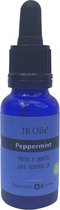 JB Oils® - Pepermunt olie - Peppermint - Menta x piperita – Etherische Olie - Essentiële olie – Aromatherapie - 20 ml - 100% natuurlijke kwaliteit en biologisch