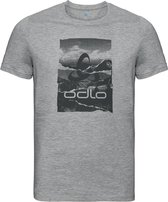 Odlo Shirt Ronde Hals Korte Mouwen NIKKO LOGO LIGHT GRIJS - Maat XXL