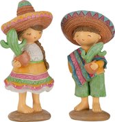 J-Line Mexicaan Cactus Poly Mix Assortiment Van 2