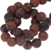 Mahogany Obsidiaan Kralen (10 mm) 36 Stuks