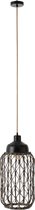 J-Line Lamp Rattan Donker Grijs