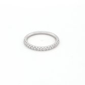 Sparkle Alliance wit gouden ring - Dames - 14 karaat - 0.30 ct. diamant - Maat 58