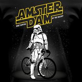 Fox Originals Amstarwars T-shirt Amsterdam Heren & Dames Katoen Black