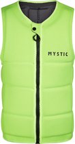 2023 Mystic Brand Front Zip Wake Impact Vest - Flash Yellow XS