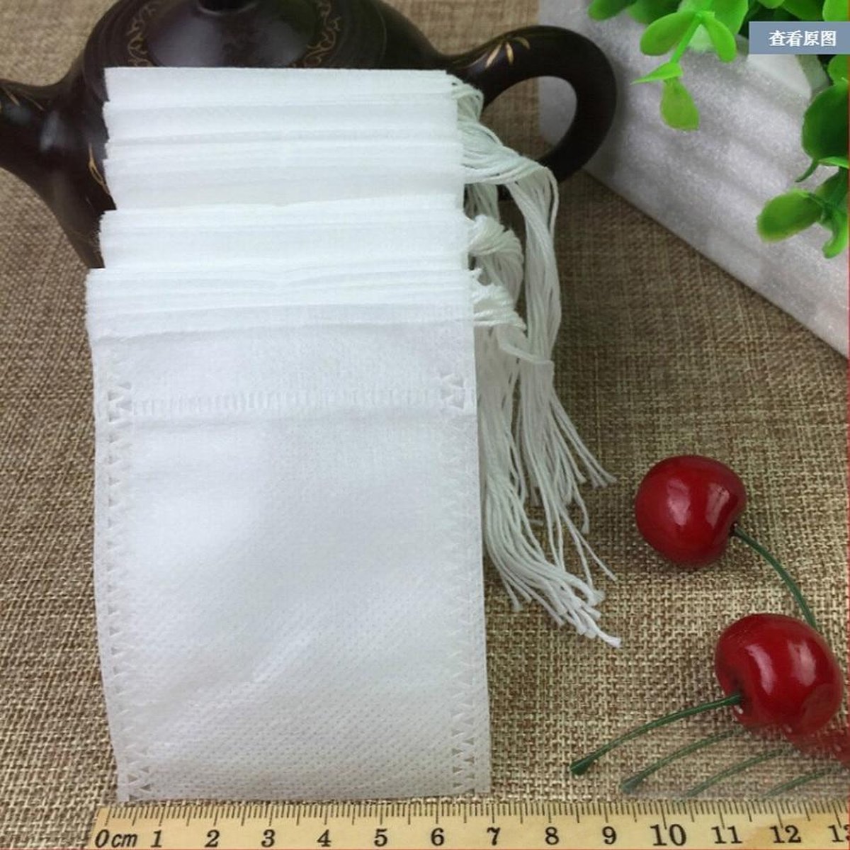 Sachets de thé 500pcs 7 x 9 cm sachet de thé vide avec ficelle guérir joint filtre souche d'infuseur [5,5x7 cm/papier filtre 1000pcs]