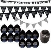 Verjaardag feestpakket Happy Fucking Birthday