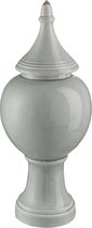 J-Line Urne Spits Keramiek Lichtgrijs Small 19X19X44Cm