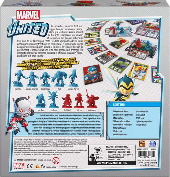 Thumbnail van een extra afbeelding van het spel Spin Master Games Marvel United, coöperatief strategisch superheldenkaartspel, voor volwassenen en kinderen vanaf 8 jaar