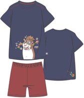 Woody pyjama jongens/heren - donkerblauw - cavia - 211-1-PSU-S/896 - maat 116