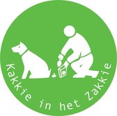 Hondenpoep verboden sticker Stickythings