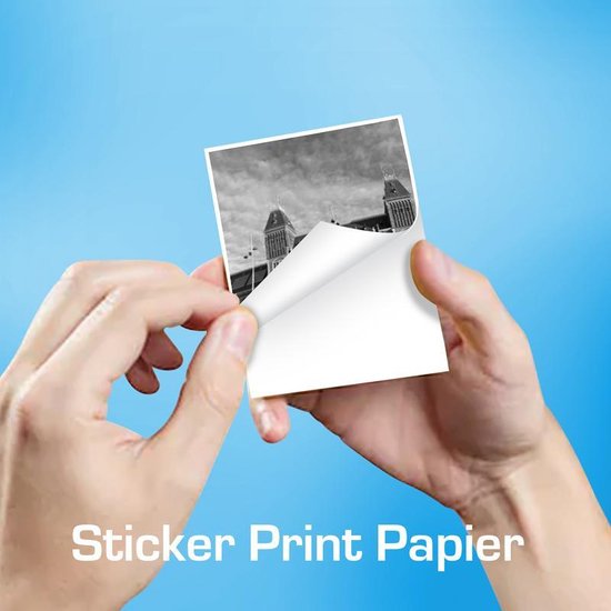 InBlue sticker papier voor Pocket Printer - zelfklevend wit papier | bol.com