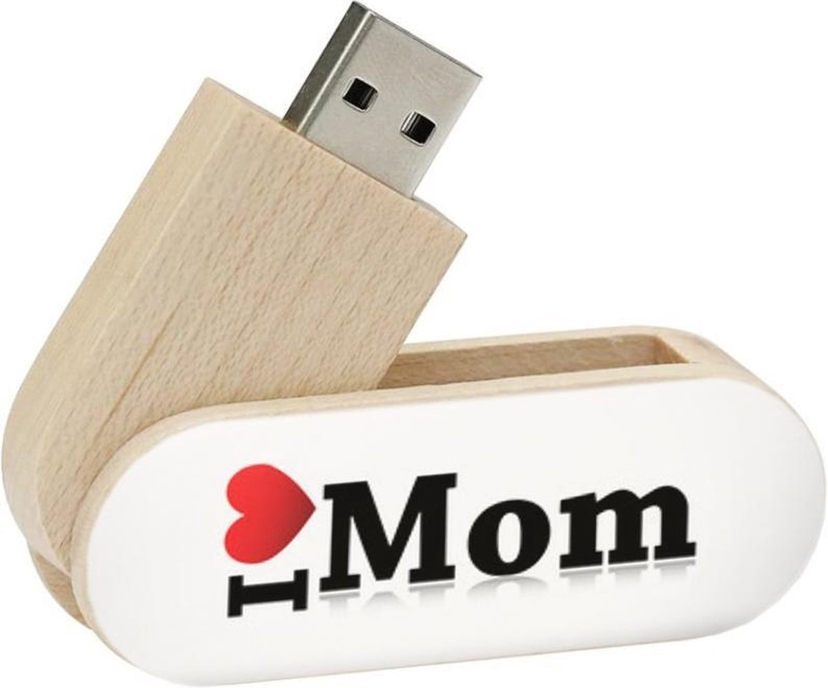 Hout twister usb stick 16gb moederdag cadeautjes model 1032 – voor de beste mama van de wereld, cadeau voor moeder, cadeau moeder, cadeau moederdag, cadeau voor mama, leuke moederdag cadeaus