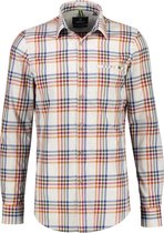 Lerros Lange mouw Overhemd - 2091077 114 FOG WHITE (Maat: XXL)