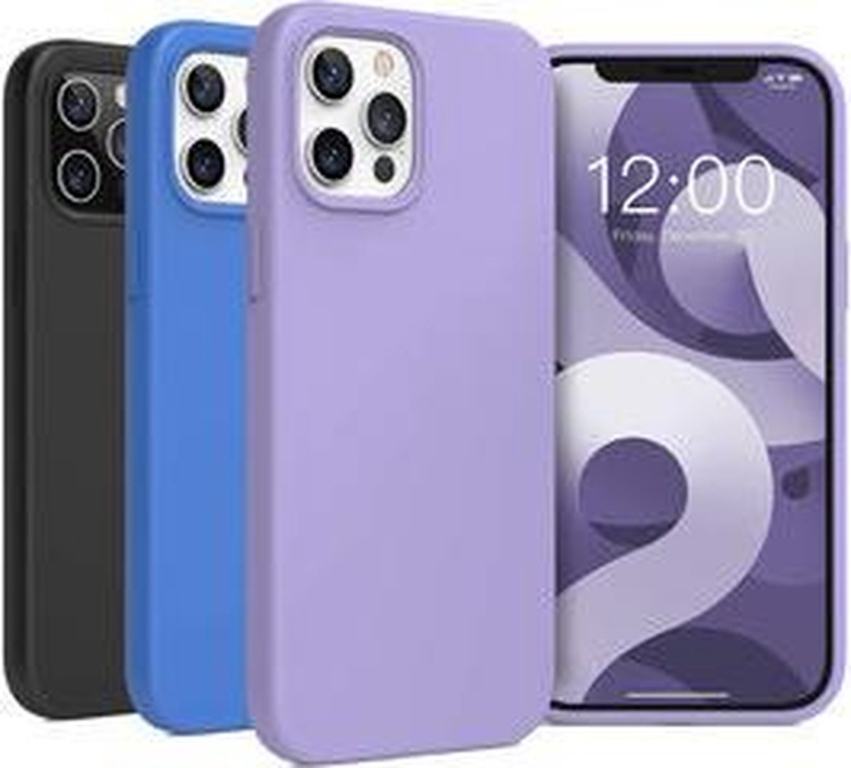 TF Cases | Apple iPhone 11 pro | Paars | Silicone | High Quality | Dikke randen | super sterk | backcase |