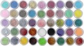 Decoratie nagellak Glitter nagels 45 kleuren