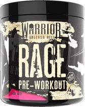 Warrior RAGE - Pre Workout - 392 gram - 45 Doseringen - Extreme sterke dosering - Blazin' Berry smaak