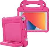 Cazy iPad 2021/2020 hoes Kinderen - 10.2 inch - Draagbare tablet kinderhoes met handvat – Roze