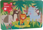 Kinderpuzzel Apli Jungle 24 Onderdelen 48 x 32 cm