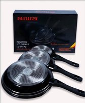 aiwa® Induction Eco Friendly LO0304PO 3pc- 20-24-28cm