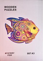 Houten Puzzel Volwassenen | Vis Dierenpuzzel | Dieren vorm puzzelstukjes | A3 | Puzzels | MYSTERY FISH #007