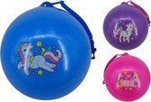 BLAUWE Bal - Unicorn | Eenhoorn met keykoord - 23 cm