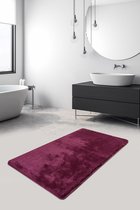 Nerge.be | Badmatten | Havai Purple 80x140 cm | %100 Acrylic - Handmade | Badmat Set | Antislip | Washable in the Machine | Soft surface