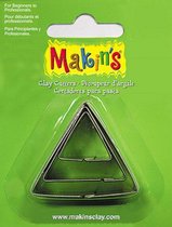 Makins clay uitsteekvorm Round 3 PC Set