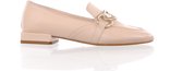 MAURY beige damesmoccassin met gesp - maat 38