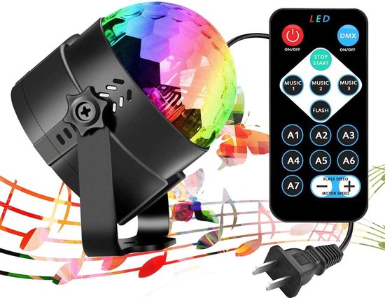 Lampe de scène petite boule magique LED avec télécommande Party Soirée DJ  Disco KTV Bar colorée