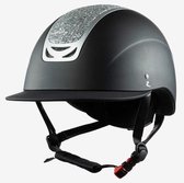 Horze cap Apex zwart/zilver 52-54