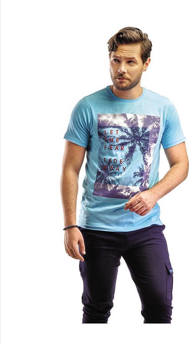 Embrator mannen Huispak turquoise/donkerblauw maat 3XL
