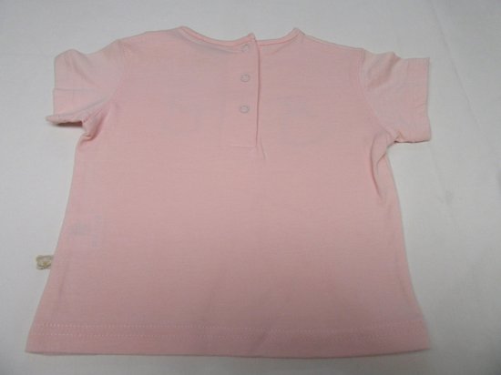 noukie's , meisje, t-shirt korte mouw ,rose waslijn , 6 maand 68 - Noukie's