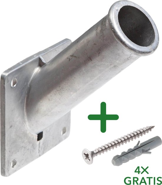 Effectiviteit stopcontact schandaal Bijko® Vlaggenstokhouder Aluminium 30 mm - Nu Incl. 4x Schroeven met  Pluggen -... | bol.com